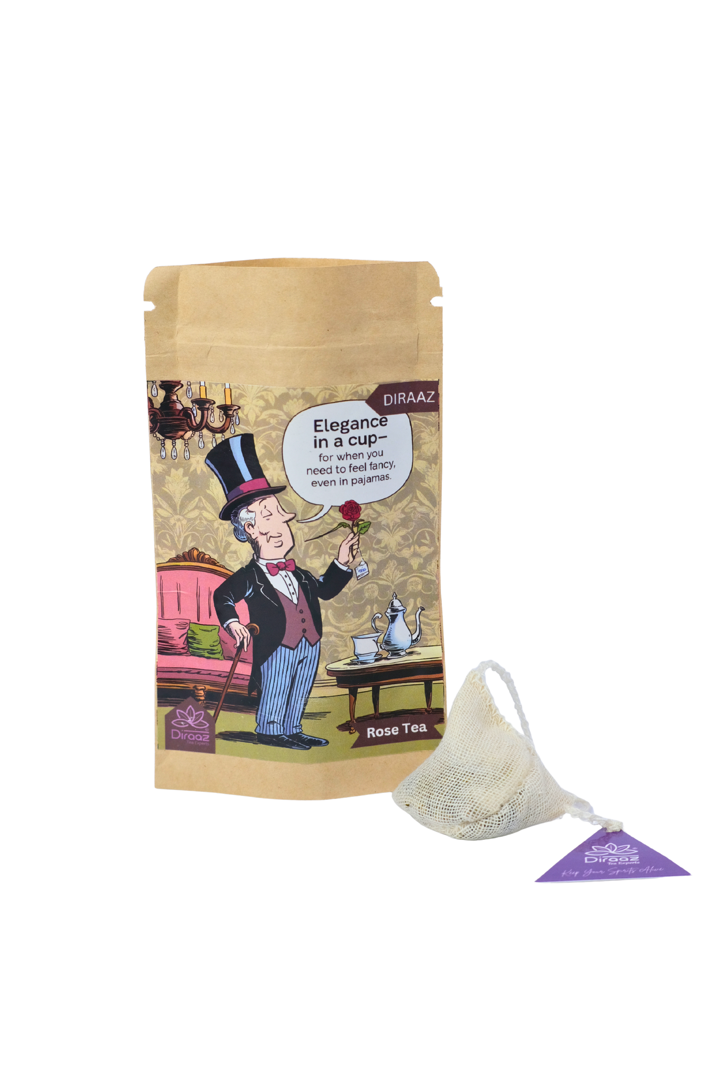 Rose Flower Tea Bags