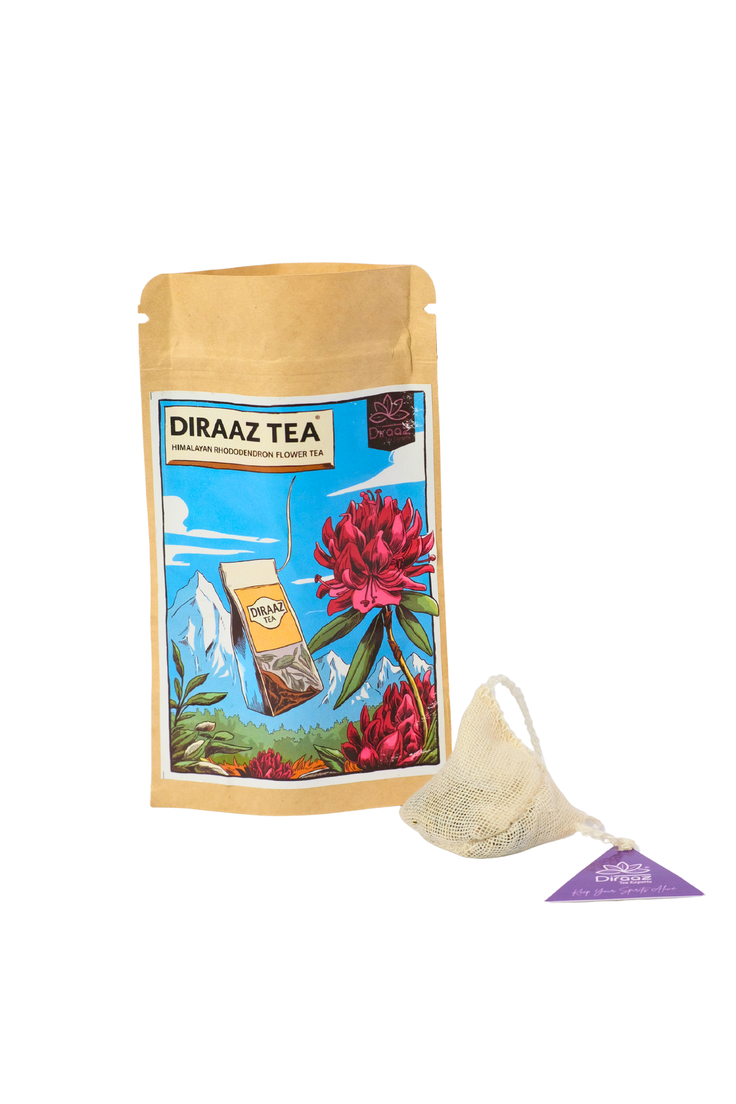 Rhododendron Flower Tea Bags